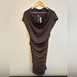 Banana Republic Charcoal Asymmetrical Dress